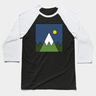 Mountain Scene Baseball T-Shirt